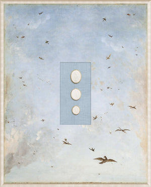 Grand Tour Intaglio – Soaring I, Form V framed art print, 16.75 × 20.75 in