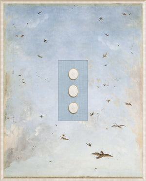 Grand Tour Intaglio – Soaring I, Form VI framed art print, 16.75 × 20.75 in