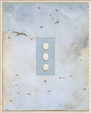 Grand Tour Intaglio – Soaring II, Form VI framed art print, 16.75 × 20.75 in