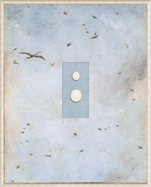 Grand Tour Intaglio – Soaring II, Form VII framed art print, 16.75 × 20.75 in