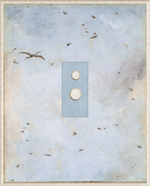 Grand Tour Intaglio – Soaring II, Form IX framed art print, 16.75 × 20.75 in
