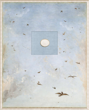 Grand Tour Intaglio – Soaring I, Form XI framed art print, 16.75 × 20.75 in