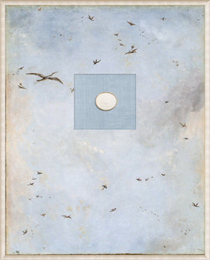 Grand Tour Intaglio – Soaring II, Form XI framed art print, 16.75 × 20.75 in