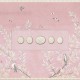 Grand Tour Intaglio – Fragonard – A Shaded Avenue wall art featuring a pink floral background with five intaglio medallions.