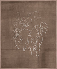 20.75 × 24.75 in – Chocolate