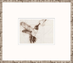 15 × 13 pulg. – Con marco de vidrio