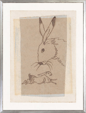 Collection 24 Deer & Rabbit Study Pair Bundle