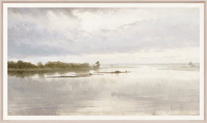 Paysage fluvial, vers 1851