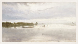 Paysage fluvial, vers 1851