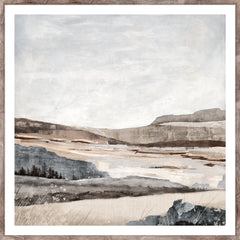 25 × 25 in – Glass Framed