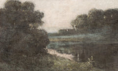 58 × 35 po – Toile tendue sur châssis