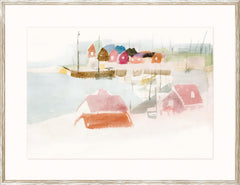 21.75 × 16.75 in – Glass Framed