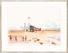 21.75 × 16.75 in – Glass Framed