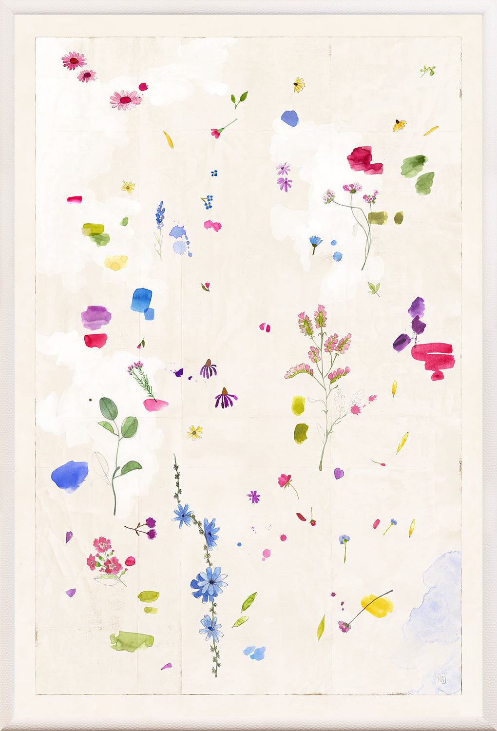 Midsummer Brights I, Large — Celadon Art at Laurie Yapp Home.