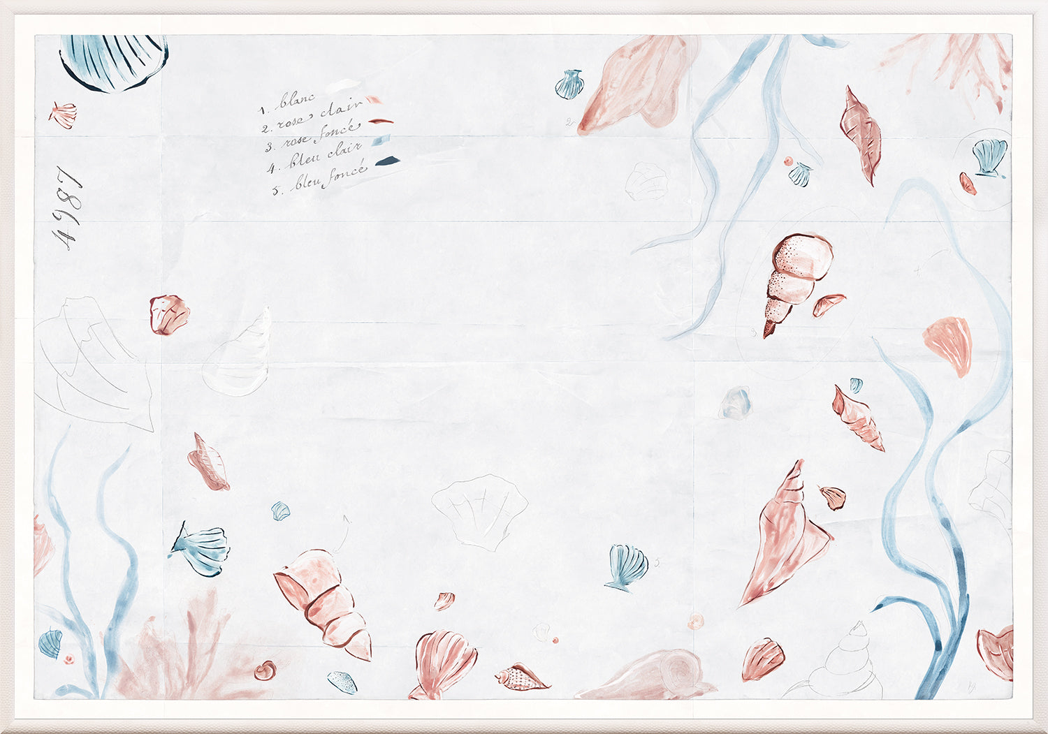 De la Mer, Neutral, Large — Celadon Art at Laurie Yapp Home.