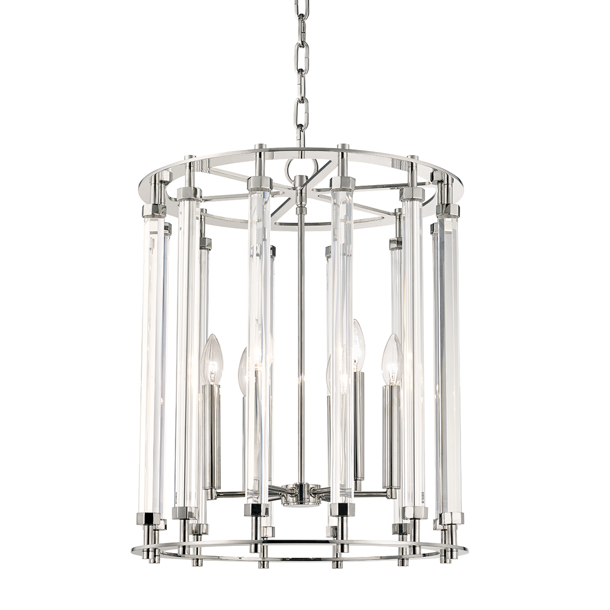 Haddon Lantern in Polished Nickel