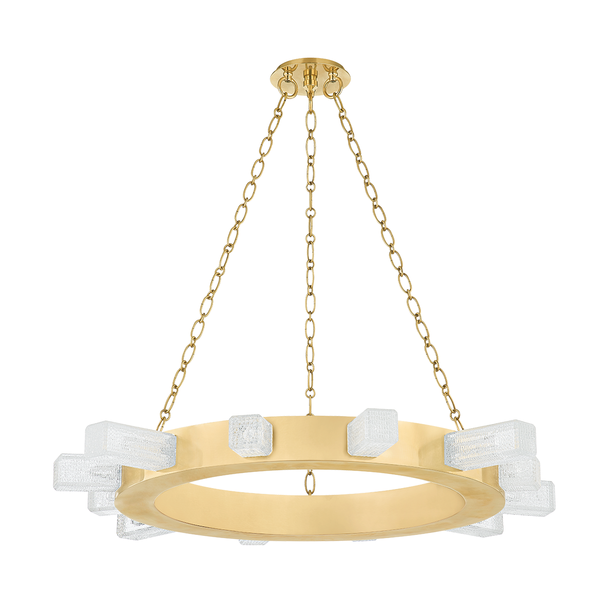 Citrine Chandelier 36"