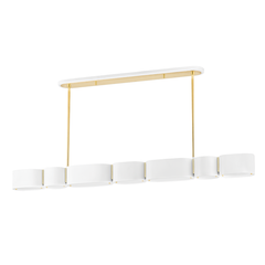 Soft White / Vintage Brass