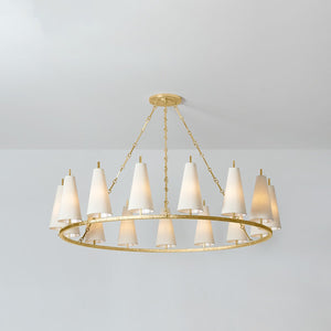 Tirana Chandelier 54.75" x 13.5" - Alt [480-54-VGL]