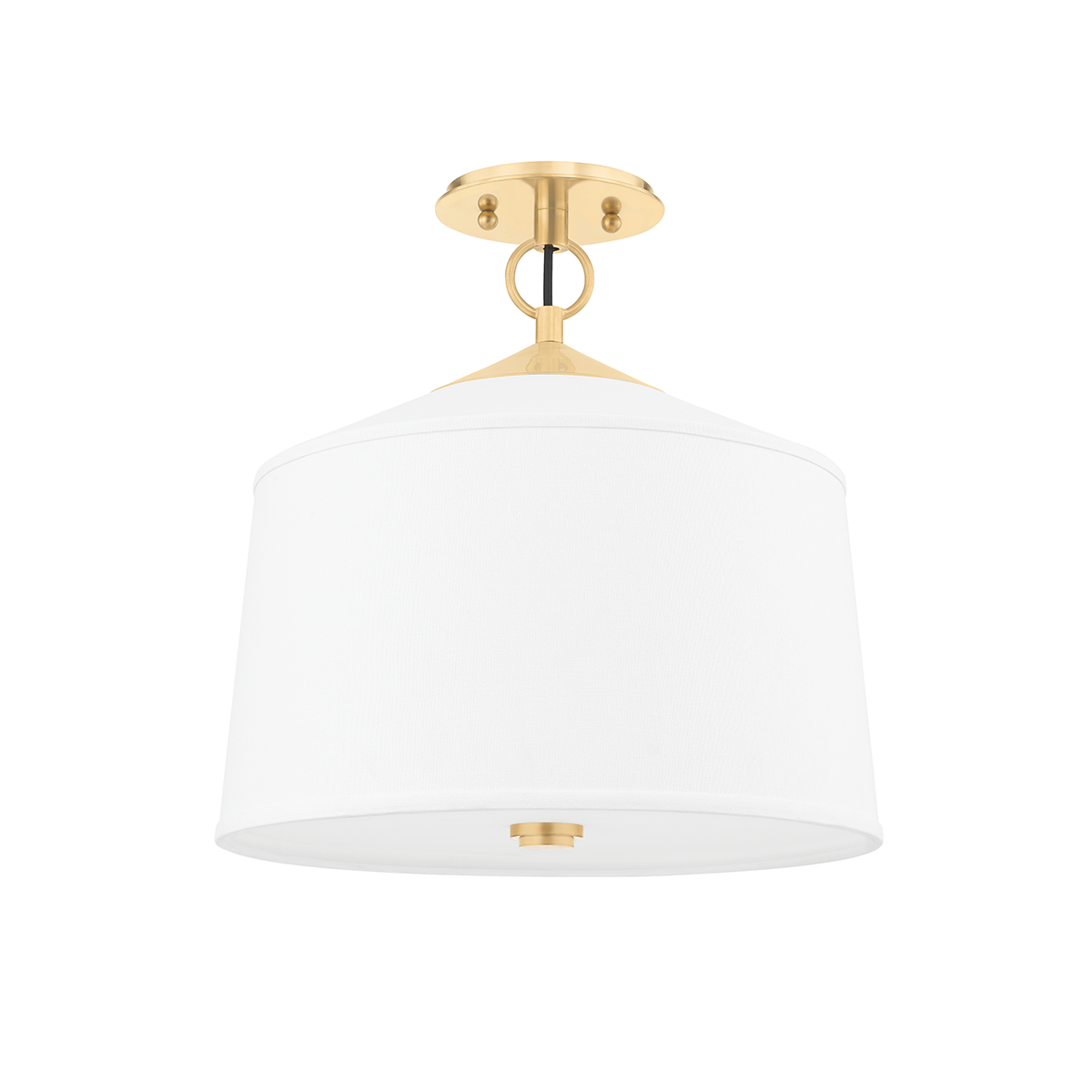 White Plains Semi Flush
