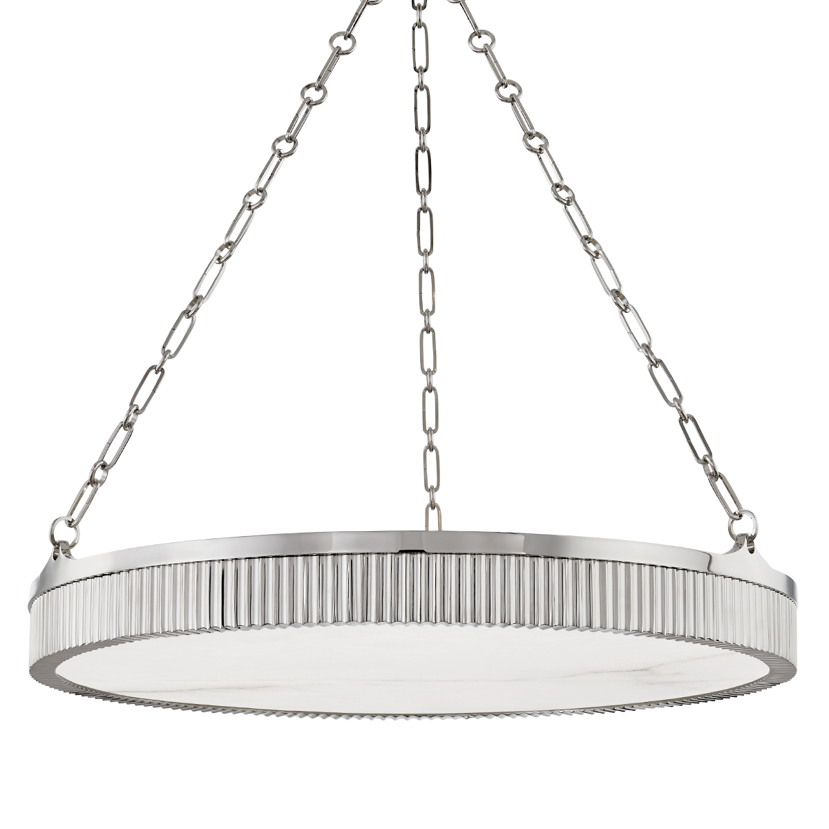 Lynden Chandelier in Polished Nickel