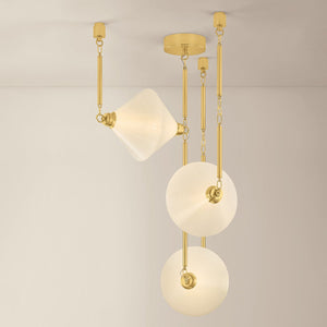 Solara Chandelier 32.75" x 34.5" - Alt [555-32-VPB]