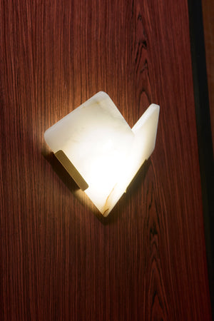 Geo Wall Sconce 13.25" - Lifestyle [558-10-VB]