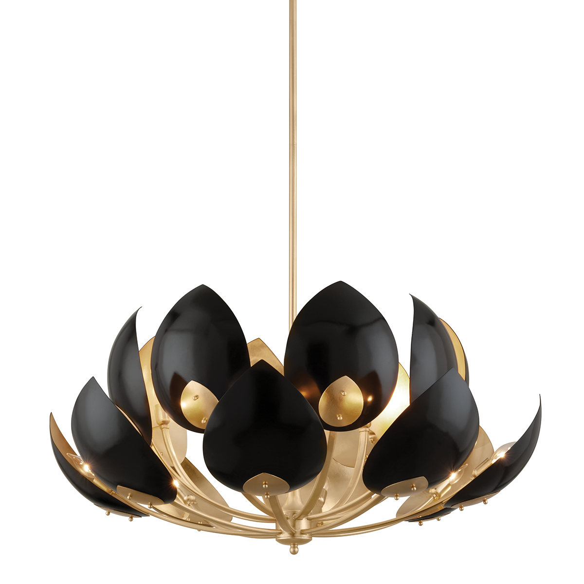 Lámpara de araña Lotus de 38.5"
