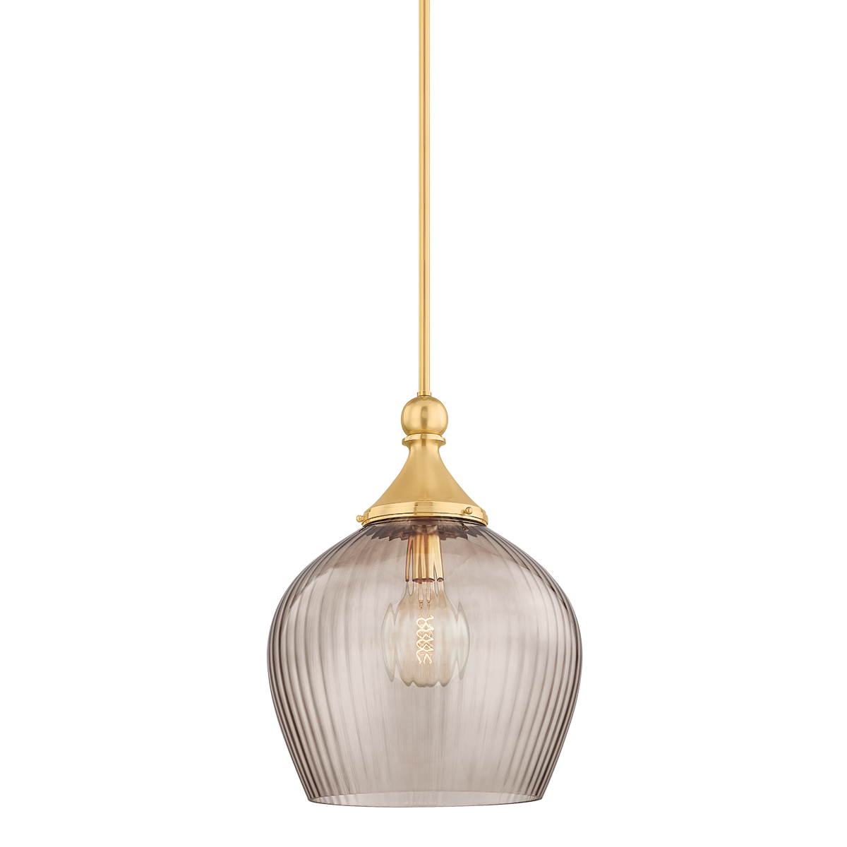CHATTON Pendant in Aged Brass