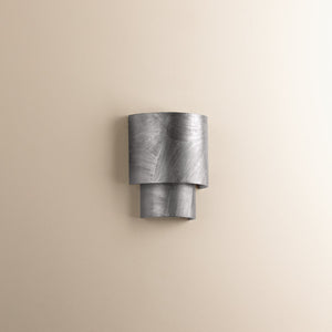 Moray Wall Sconce in Black Silver Leaf - Alt [8509-BSL]
