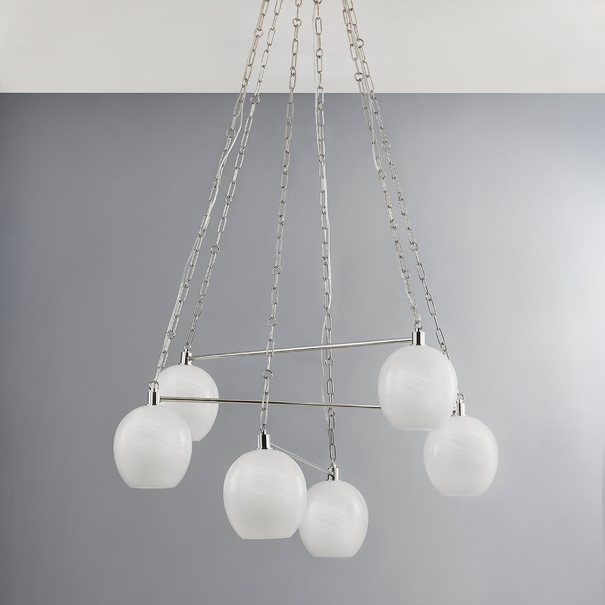 Asbury Park Chandelier 38" - Alt [9138-PN]