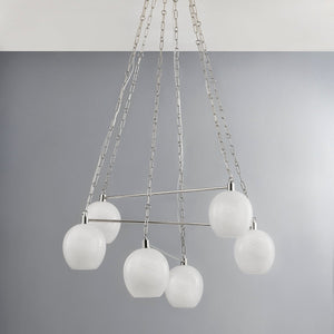 Asbury Park Chandelier 38" - Alt [9138-PN]
