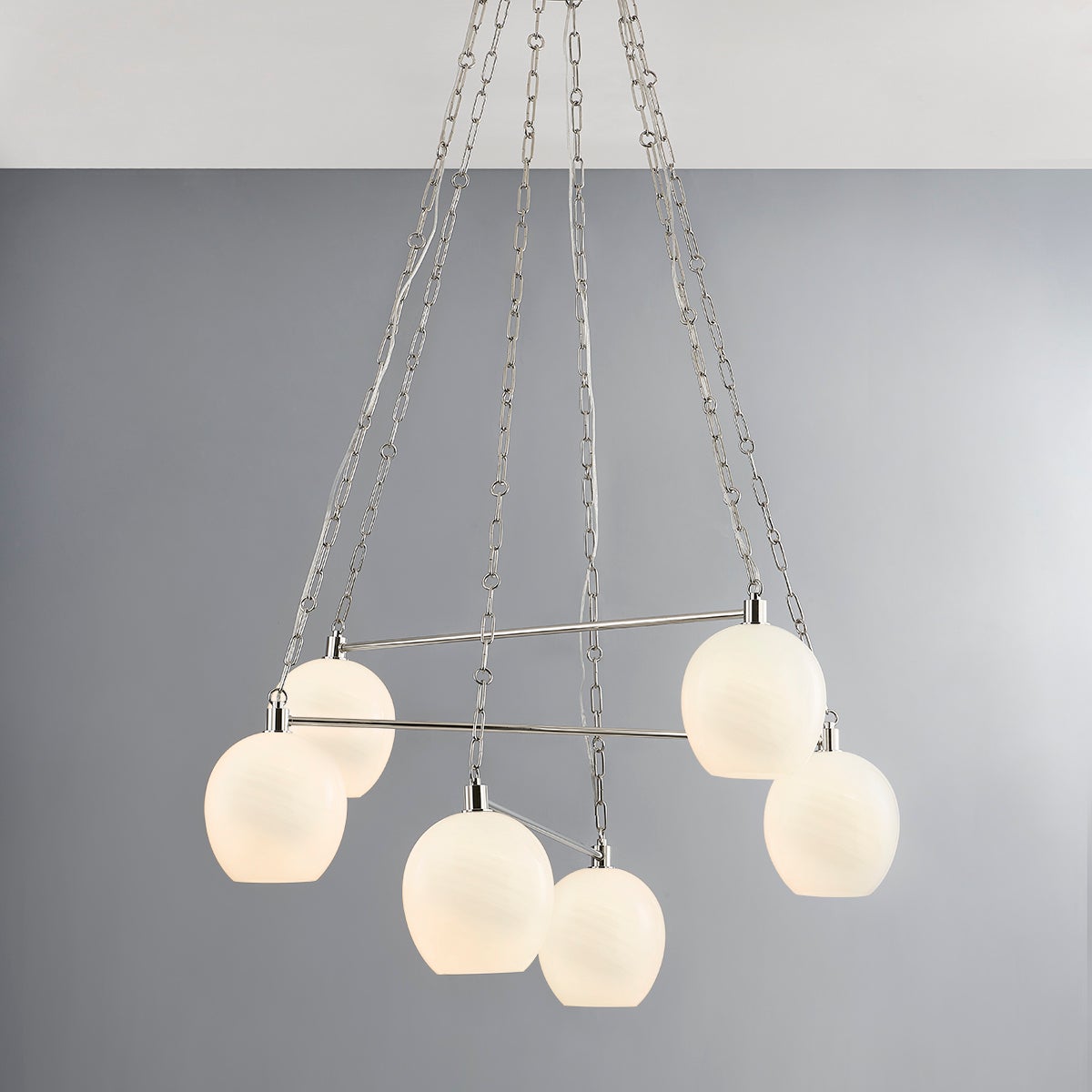 Asbury Park Chandelier 38" - Alt [9138-PN]