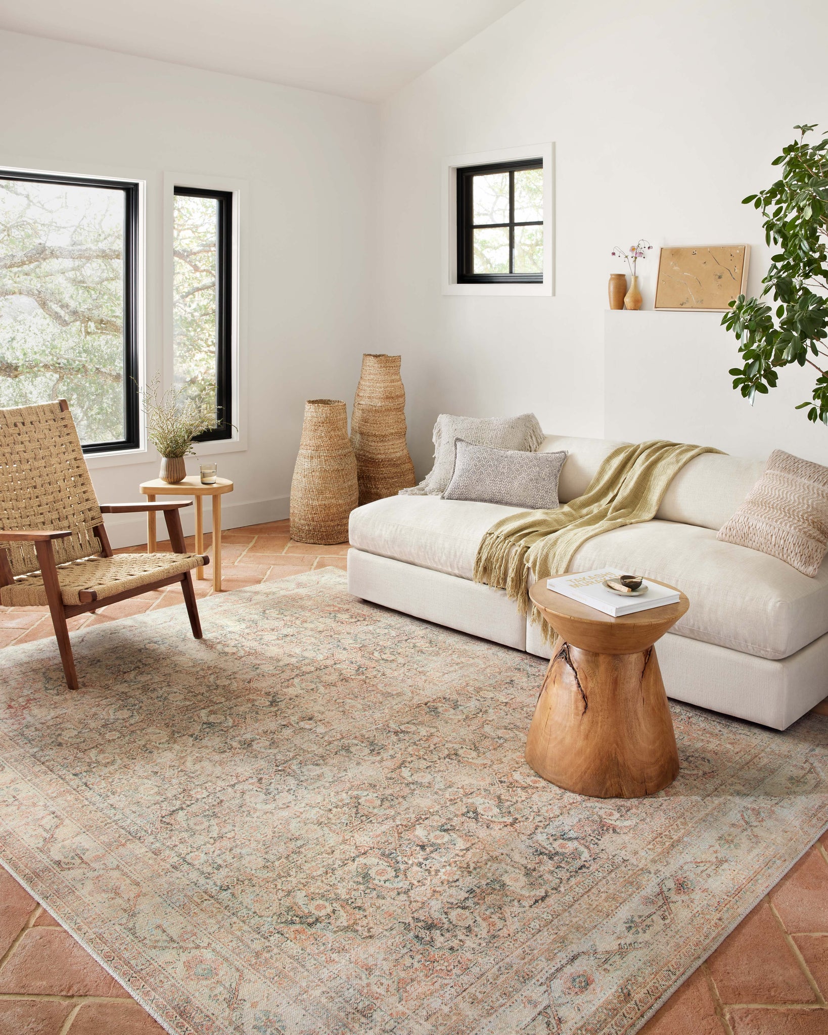 angle view of Bliss Shag Grey / White luxury Rug