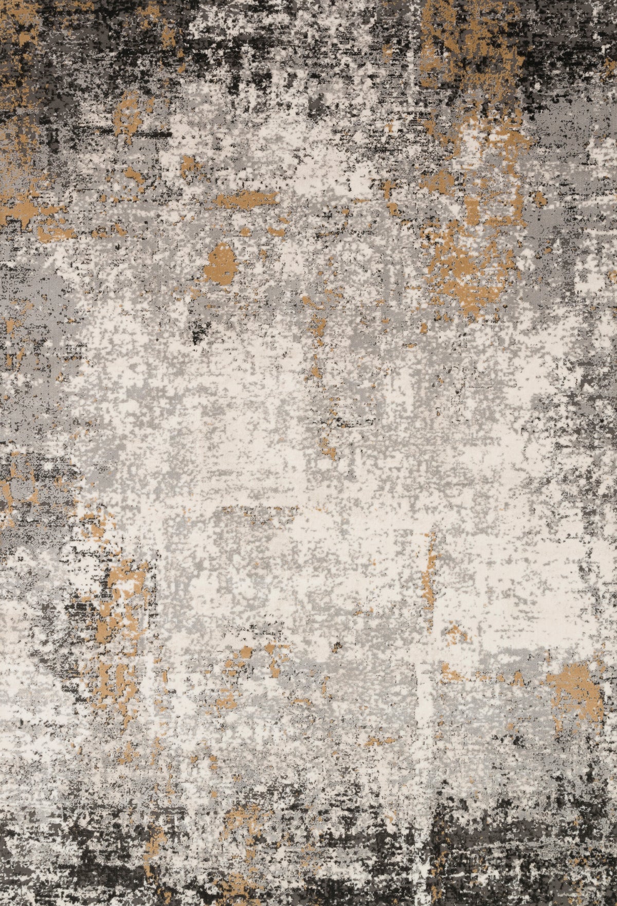 detail view of Alchemy Granite / Gold luxury Rug