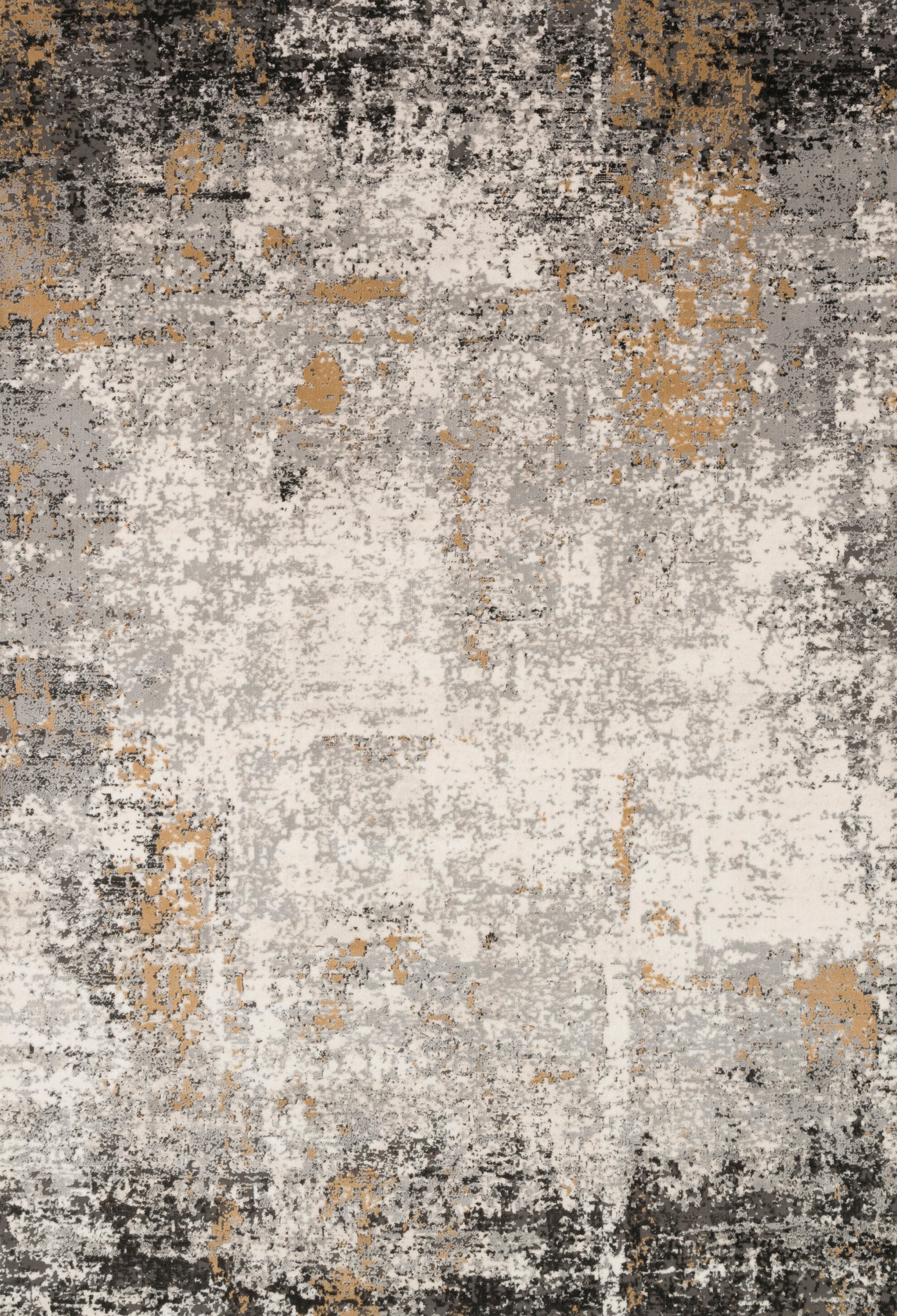 detail view of Alchemy Granite / Gold luxury Rug