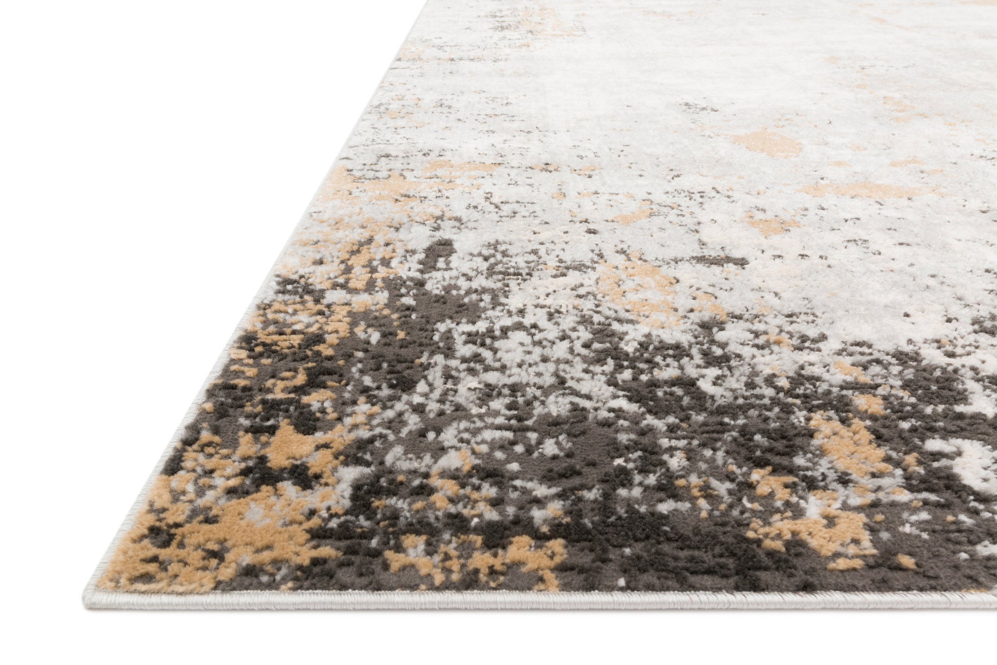 lifestyle view of Alchemy Granite / Gold luxury Rug