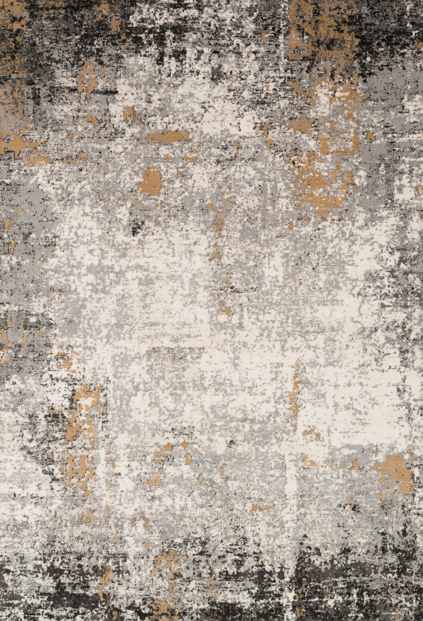 detail view of Alchemy Granite / Gold luxury Rug