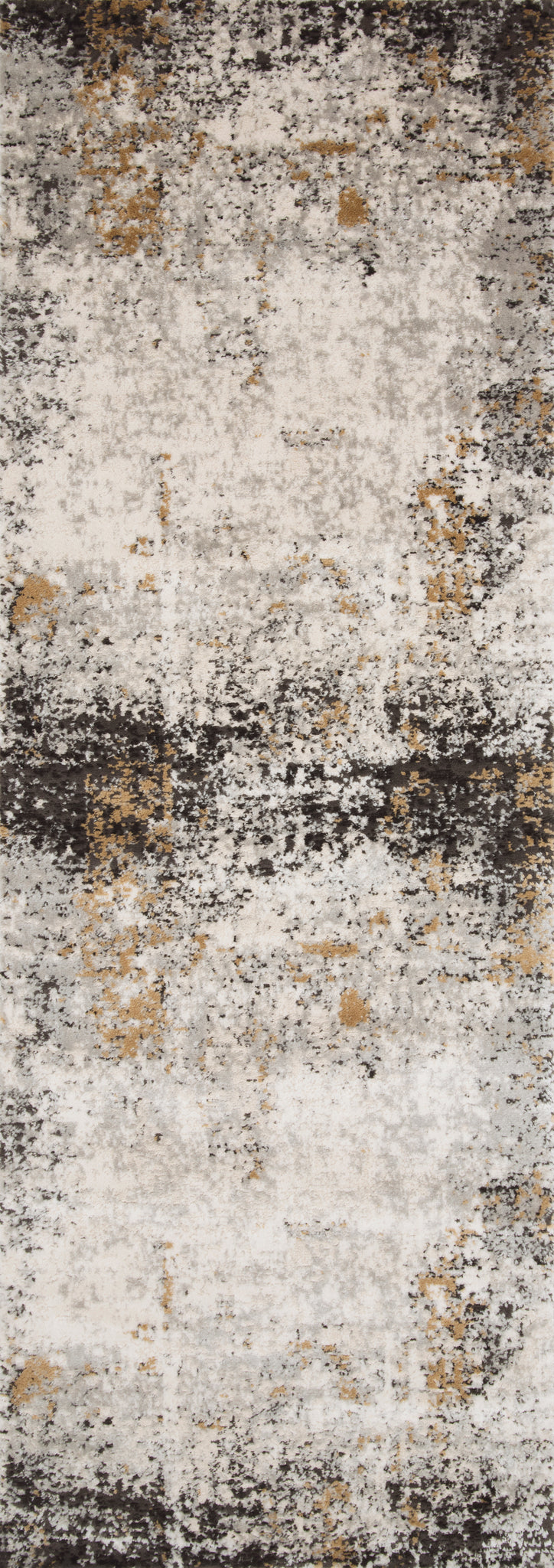 lifestyle view of Alchemy Granite / Gold luxury Rug