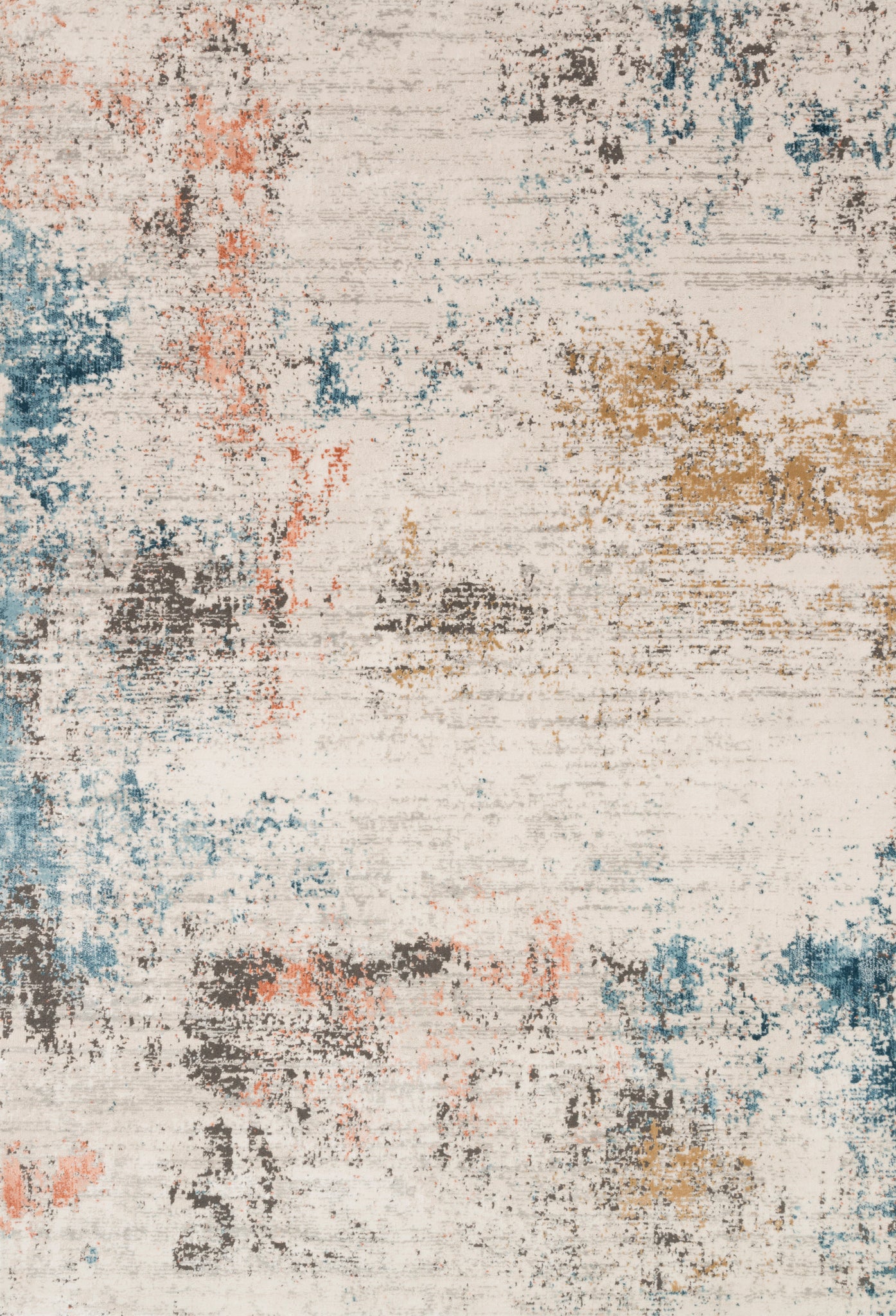 front view of Alchemy Ivory / Multi luxury Rug