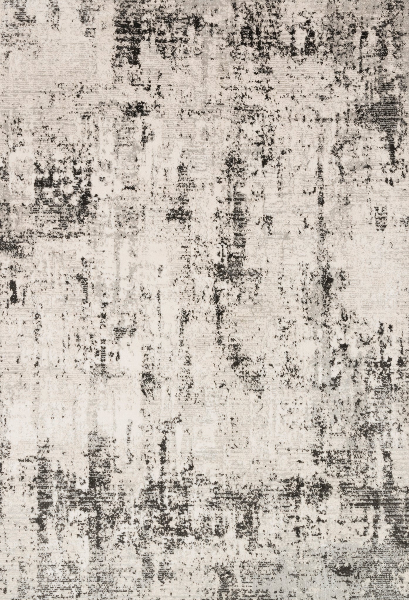front view of Alchemy Silver / Graphite luxury Rug