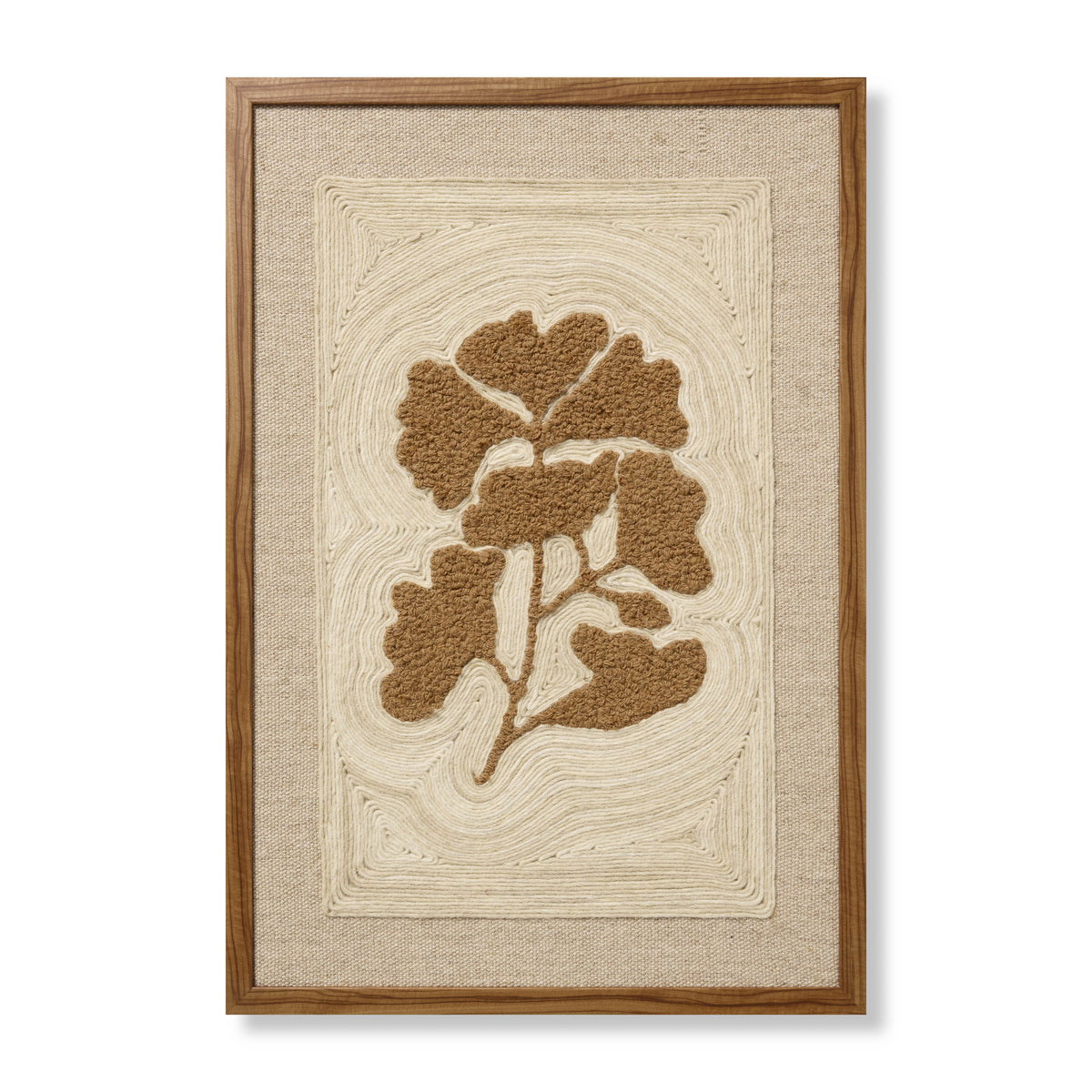 Clover & Clay Brown Rug Art - Aerial Image