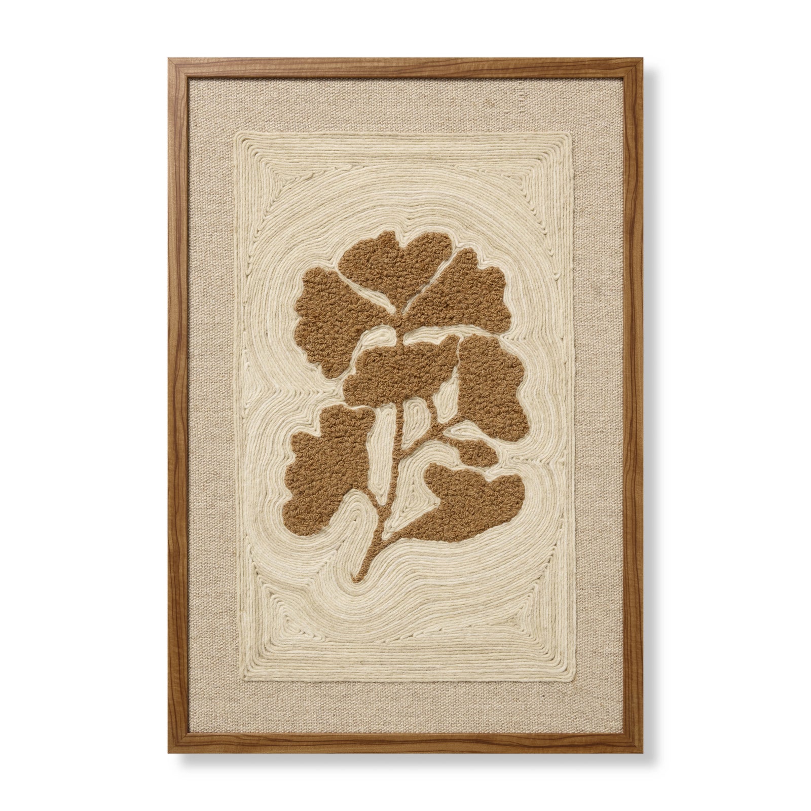 Clover & Clay Brown Rug Art - Aerial Image