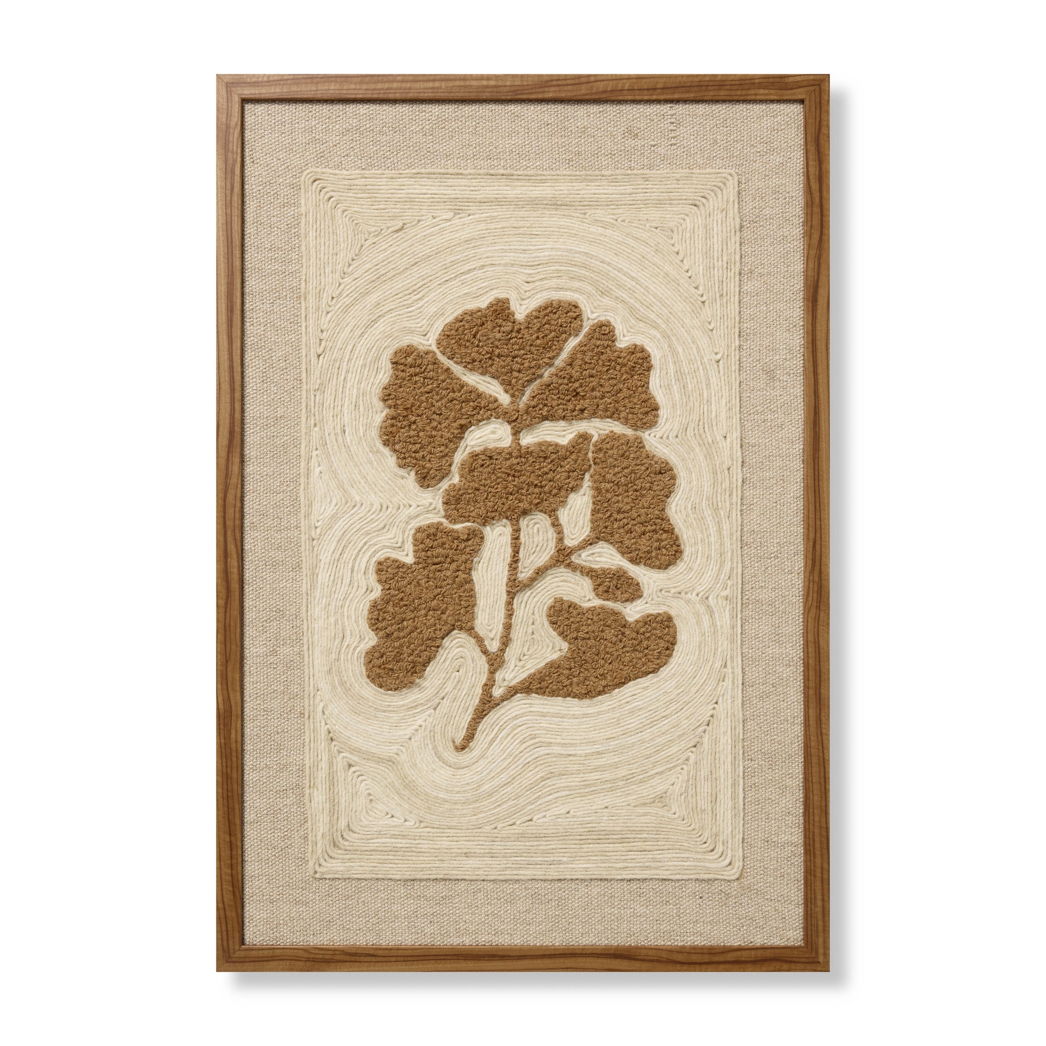 Clover & Clay Brown Rug Art - Aerial Image