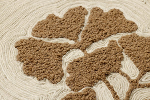 Clover & Clay Brown Rug Art - Macro Detail (H)