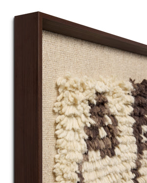 Eucalyptus Embrace Dark Brown Rug Art - Wall Art Corner (V)