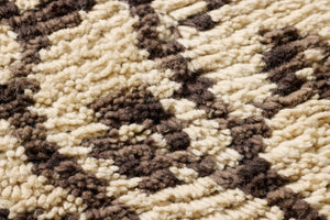 Eucalyptus Embrace Dark Brown Rug Art - Macro Detail (H)