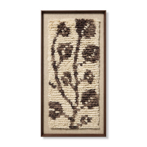 Eucalyptus Embrace Dark Brown Rug Art - Aerial Image