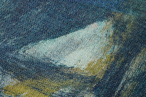 Fading Light Black Rug Art - Macro Detail (H)