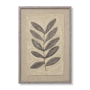 Frond & Fog Grey Rug Art - Aerial Image